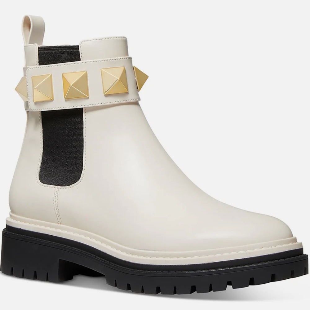 Michael Kors Stark Womens Leather Chelsea Ankle Boots